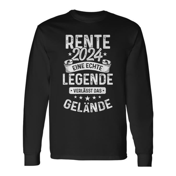 Rente 2024 Eine Echte Legendeerlässt Das Gelände S Langarmshirts Geschenkideen