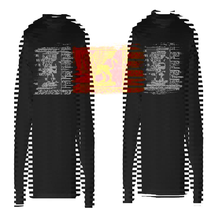 Repúblicaeneciaeneto Italia Bandera León Aladointage Camiseta de manga larga