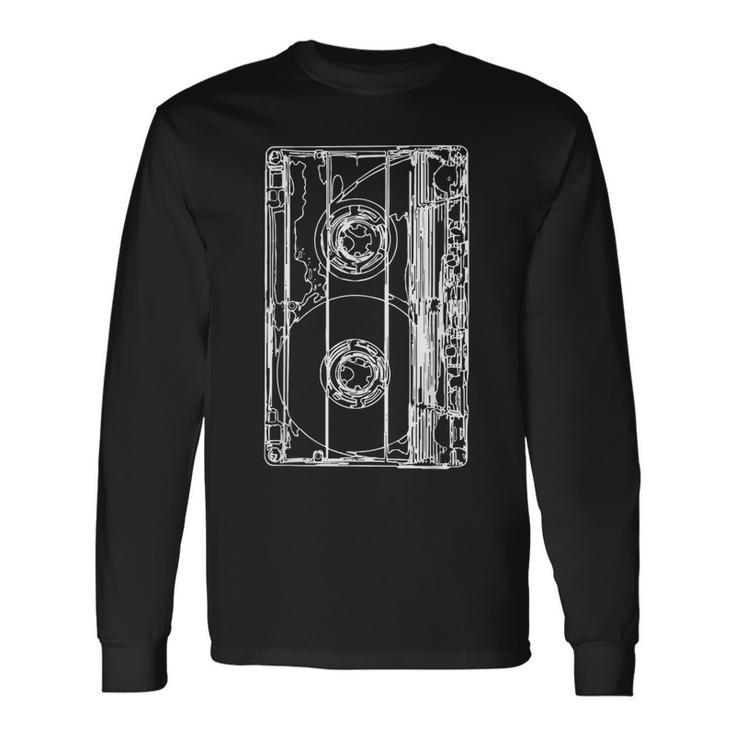 Retro 90S Costume Music Cassette Langarmshirts Geschenkideen