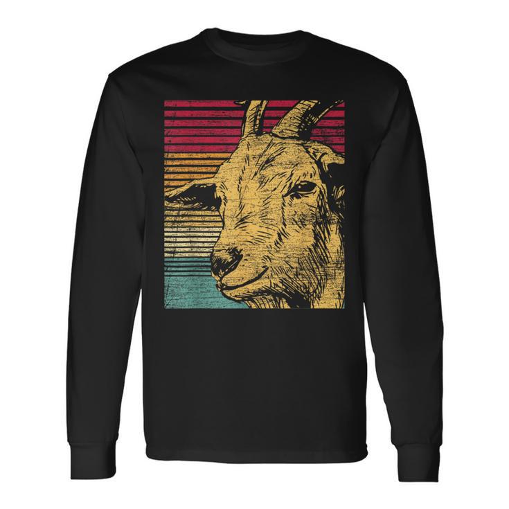 Retro Goat Langarmshirts Geschenkideen