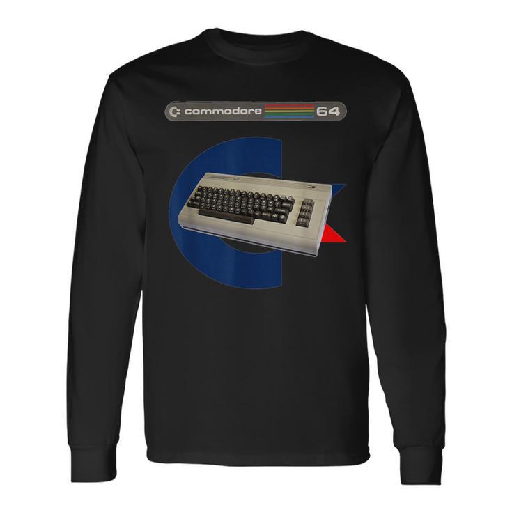 Retrointage Computer C64 Home Computer 80S Nerd Langarmshirts Geschenkideen