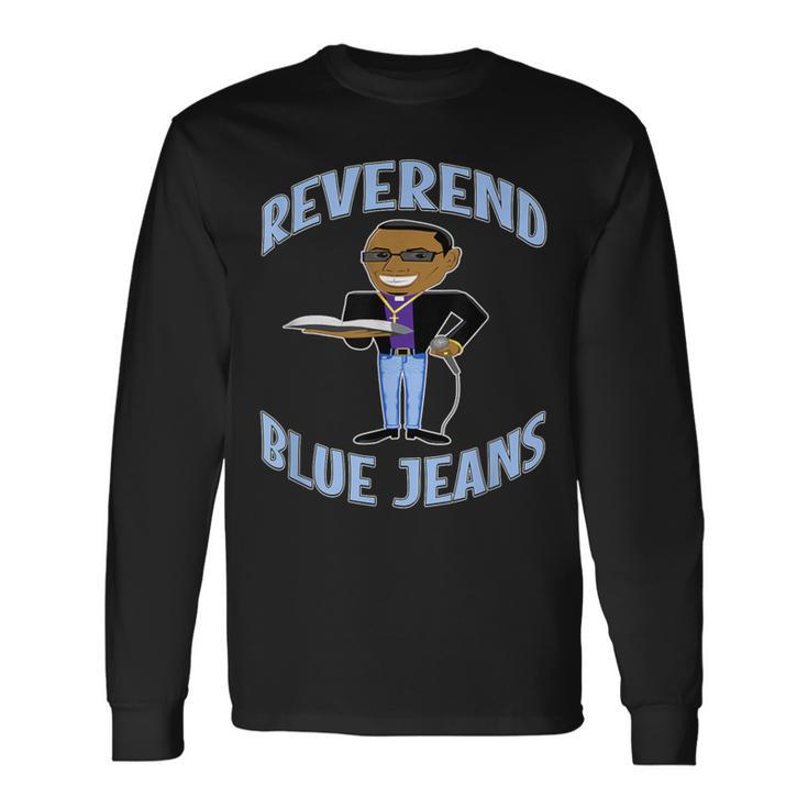 Reverend Blue Jeans Langarmshirts Geschenkideen