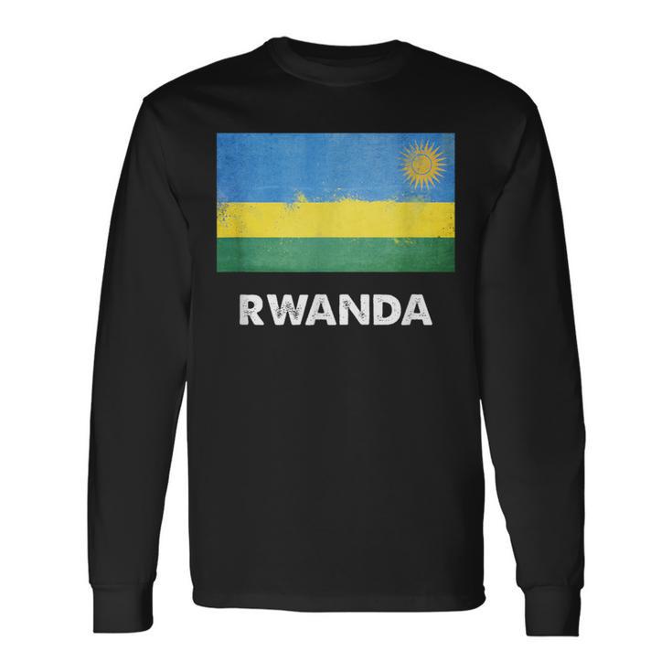 Ruanda Flag Jersey Ruanda Langarmshirts Geschenkideen