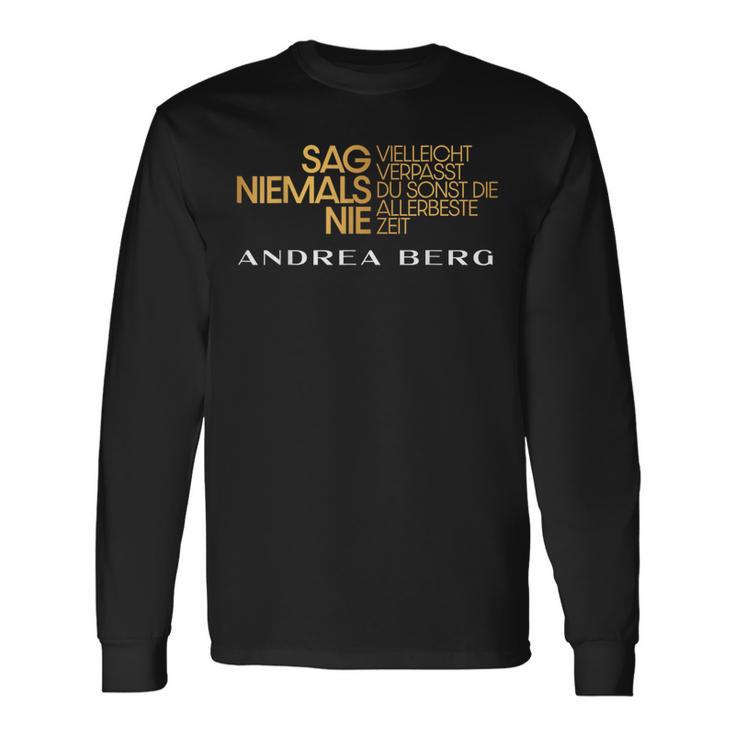 Sag Niemals Nie 2 Langarmshirts Geschenkideen