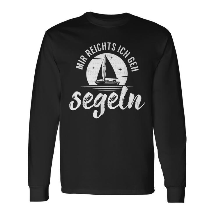 Sailing Boat Skipper I Go Sailing Skipper Langarmshirts Geschenkideen