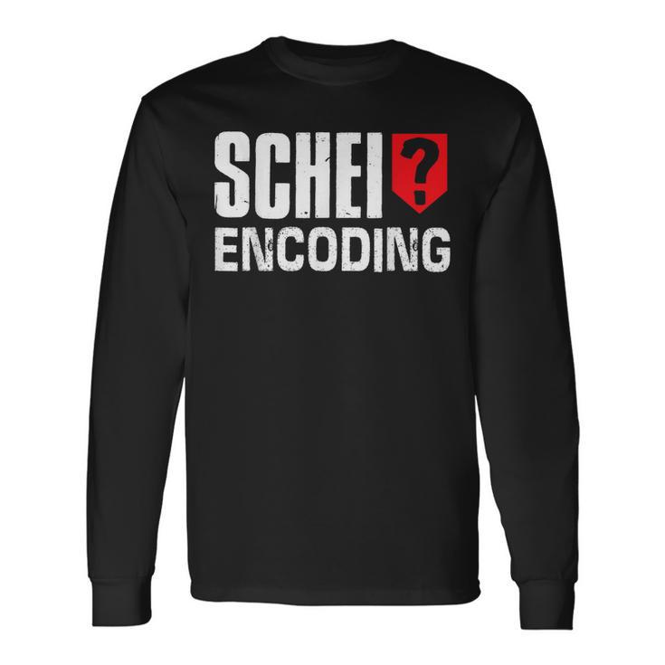 Schei Encoding Christmas Itler Nerd Langarmshirts Geschenkideen