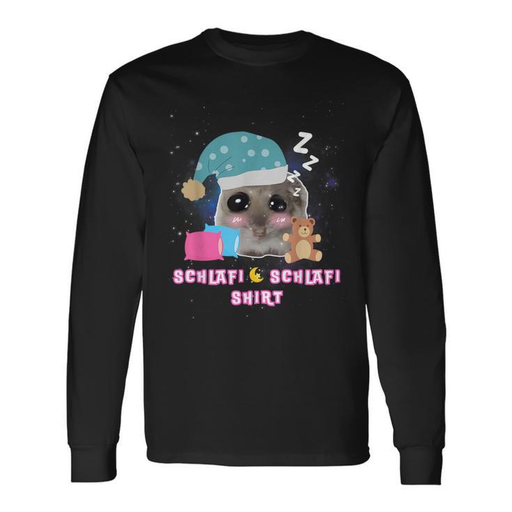 Schlafi Schlafi Sad Hamster Hamsti Langarmshirts Geschenkideen