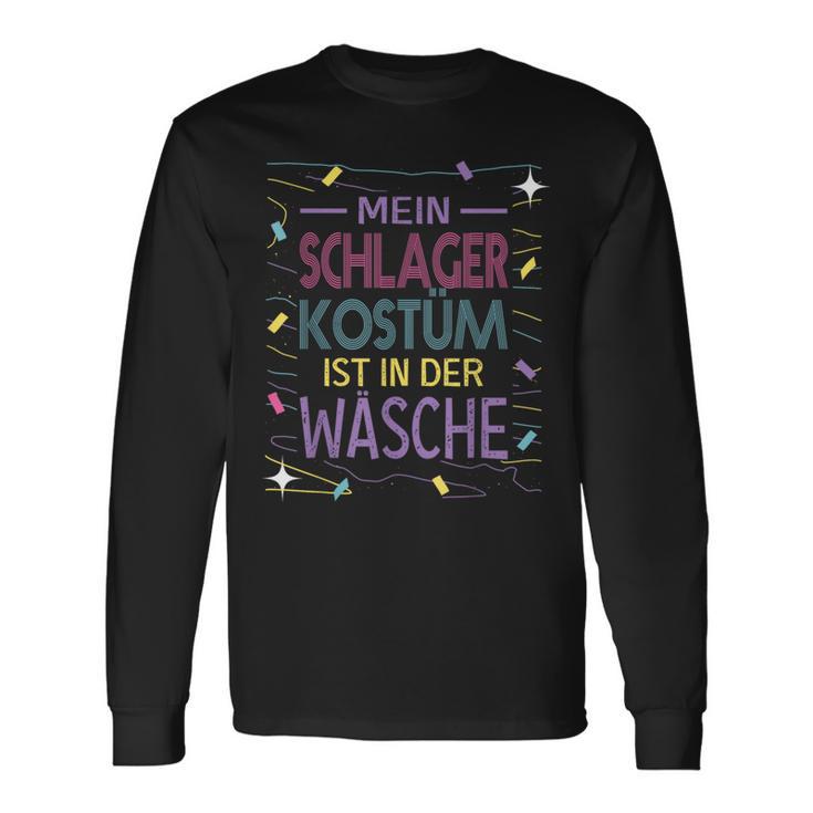 My Schlager Costume Ist In Der Wäsche Schlager Party Outfit S Langarmshirts Geschenkideen