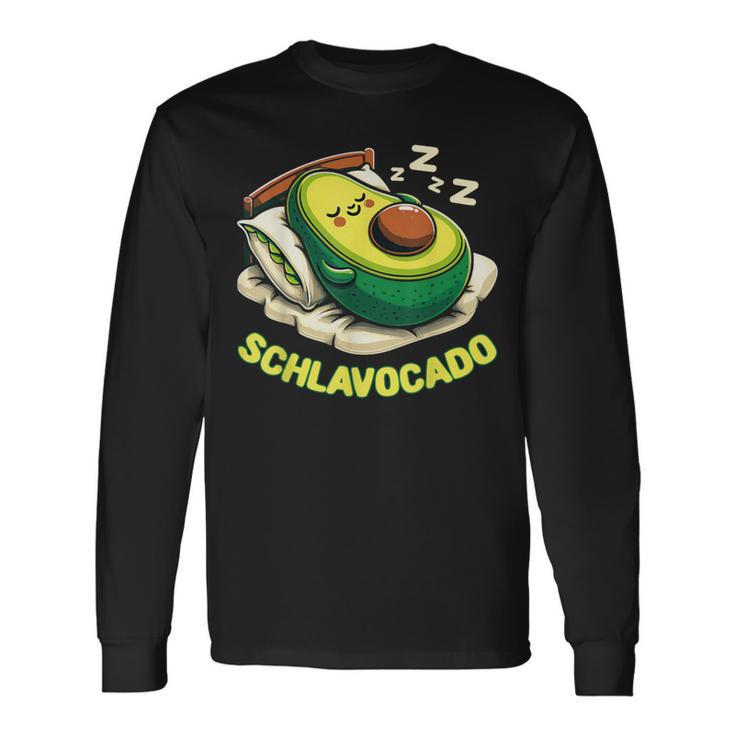 Schlavocado Avocado Pyjamas Nightdress Pyjamas Sleep Langarmshirts Geschenkideen