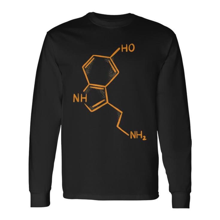 Serotonin Chemische Strukturen Chemie Langarmshirts Geschenkideen