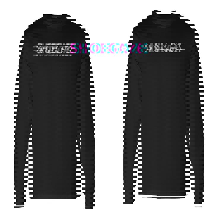 Shoegaze Disfraz De Festival De Arte Con Purpurina Género Musical Camiseta de manga larga