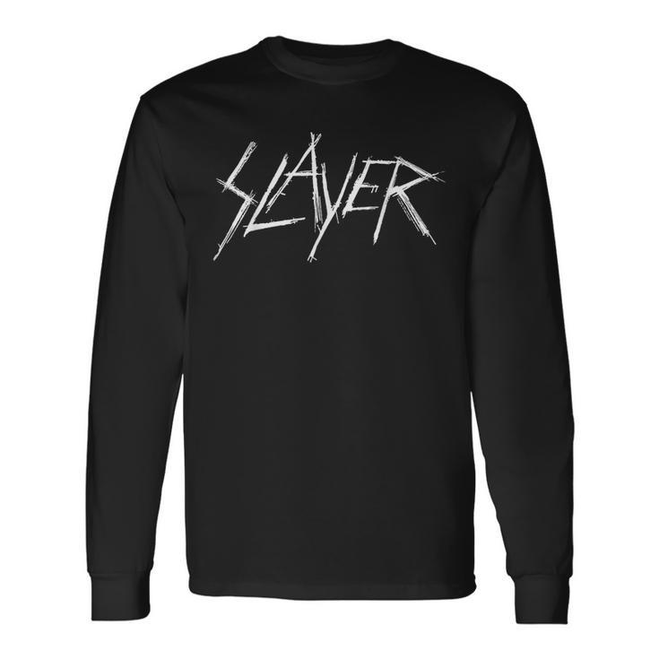 Slayer Scratchy Logo Langarmshirts Geschenkideen