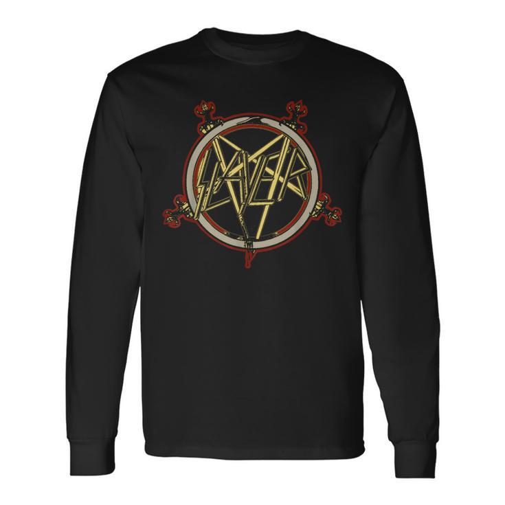 Slayer Unique Pentagram Langarmshirts Geschenkideen