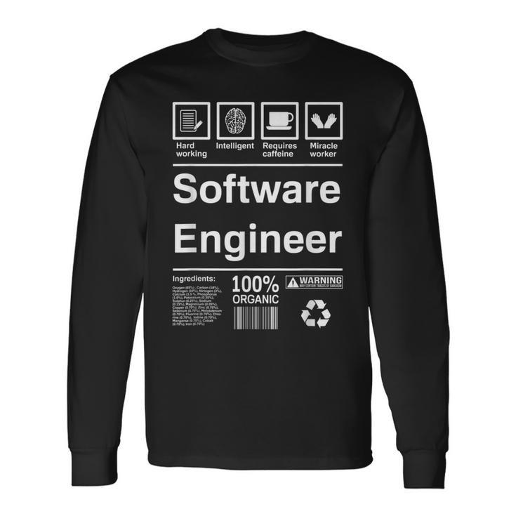 Software Engineer Langarmshirts Geschenkideen