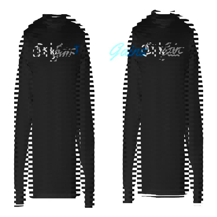 Solo Guadagni Onlygains Uomo Fitness Bodybuilding Maglietta a maniche lunghe