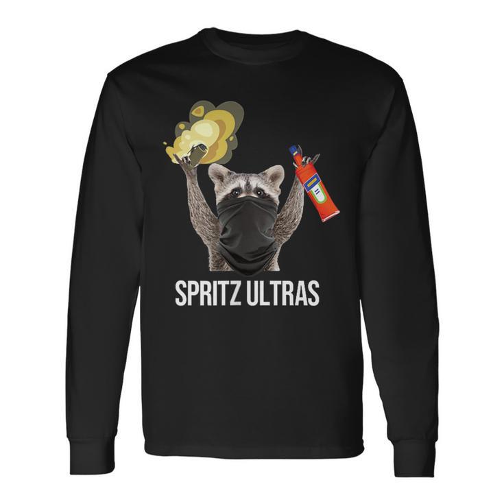 Spritz Ultras X Pedro Racoon Racoon Aperölchen Spritz Langarmshirts Geschenkideen