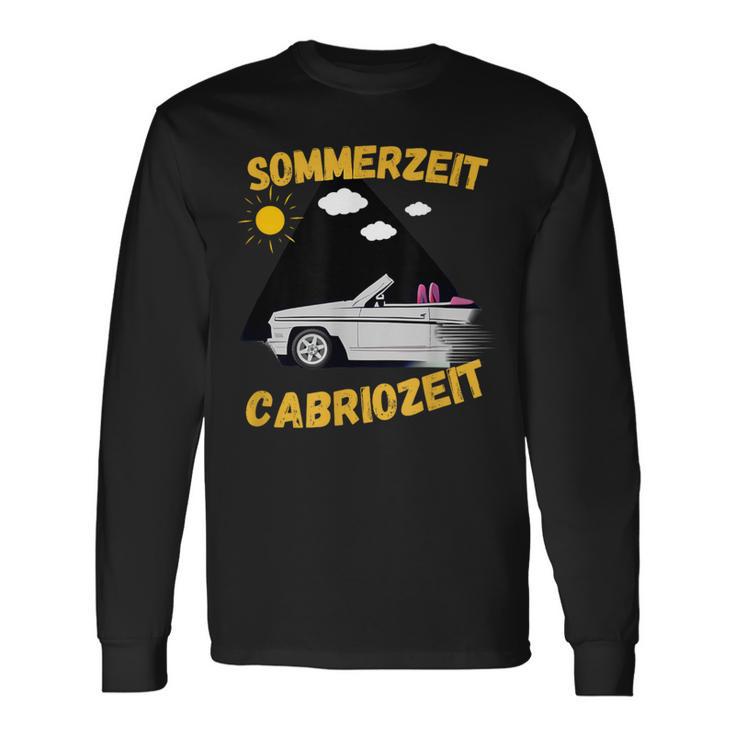 Summer Time Convertible Time Saying Cabrio Driver Langarmshirts Geschenkideen