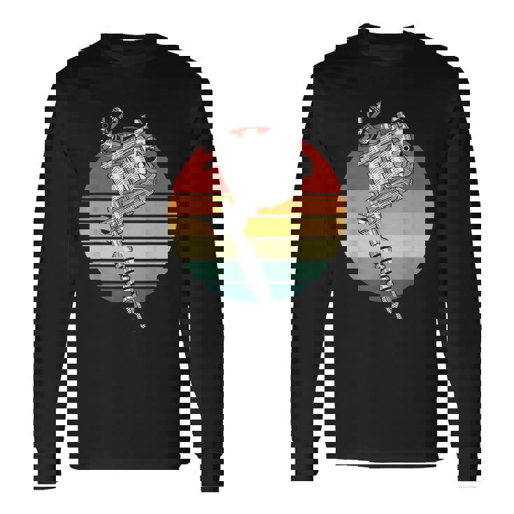 Tats Tatuaje Tatuaje Tatuaje Tatuador Regalo Tatuador Retro Tatuaje Camiseta de manga larga