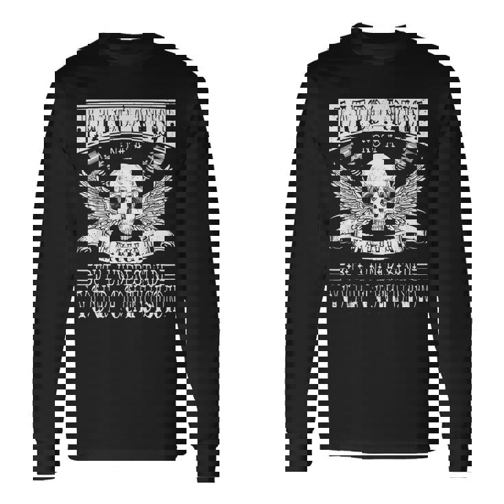 Tatuador Tatuador Tatuaje Camiseta de manga larga