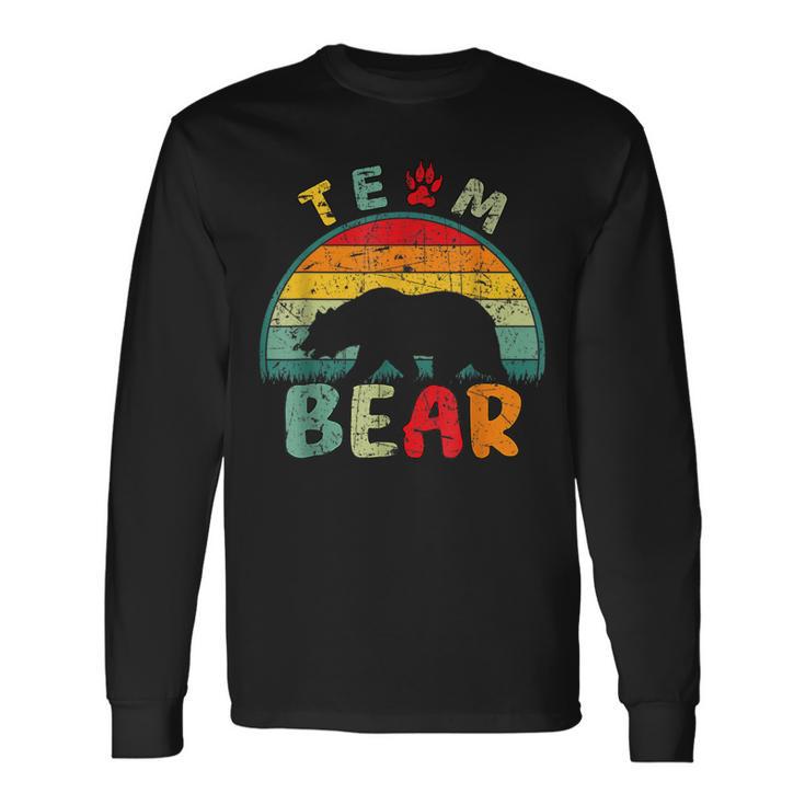 Team Bear Ich Wählle Den Bären Langarmshirts Geschenkideen