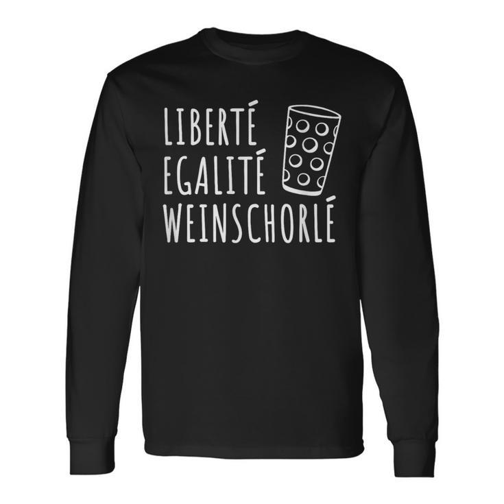 Team Schorle Digga Schorle Weinfest Palatinate Langarmshirts Geschenkideen