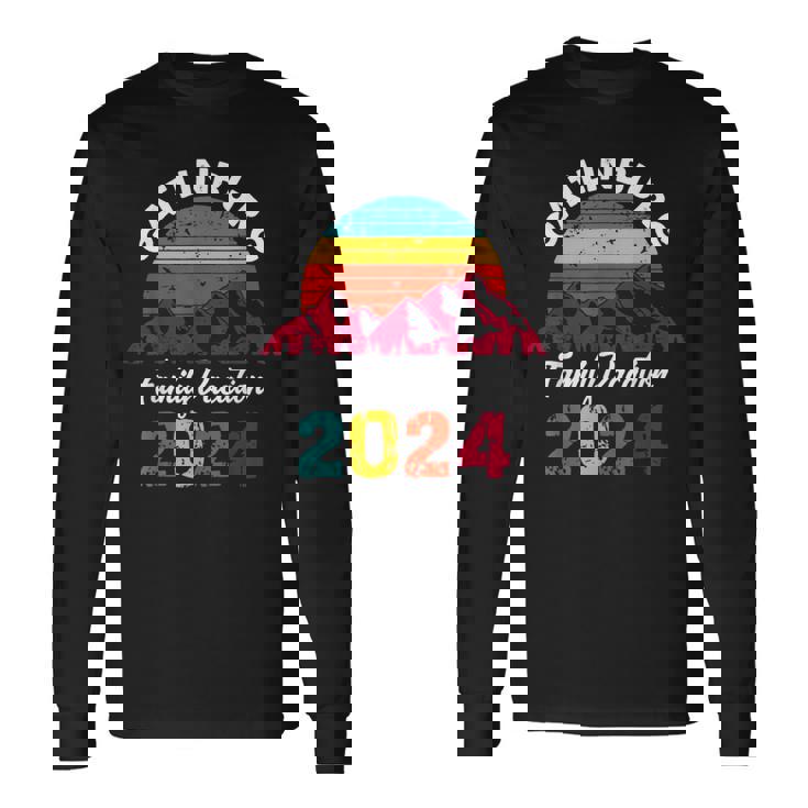 Tennessee Smoky Mountains Family Vacation 2024 Gatlinburg Long Sleeve T-Shirt