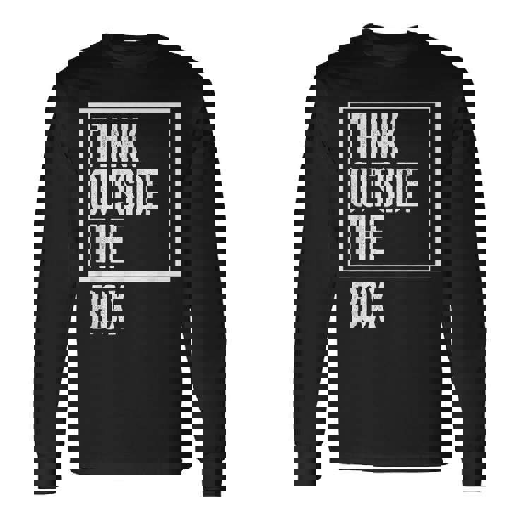 Think Outside The Box Maglietta a maniche lunghe