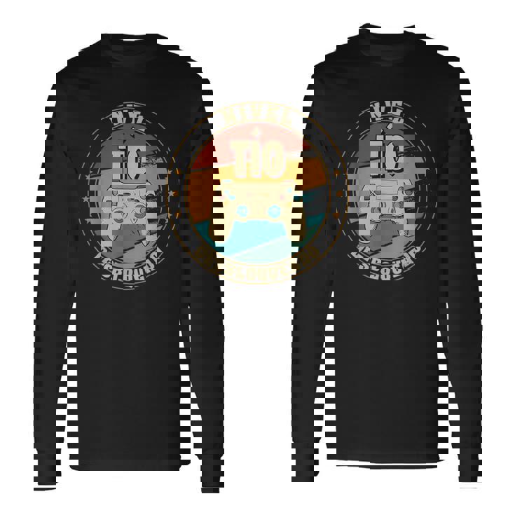 Tío En Prácticas Divertido Futuro Gamer Anuncio Embarazadas Camiseta de manga larga