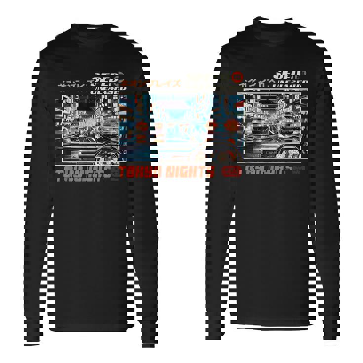 Tokyo Night Drift Camiseta de manga larga