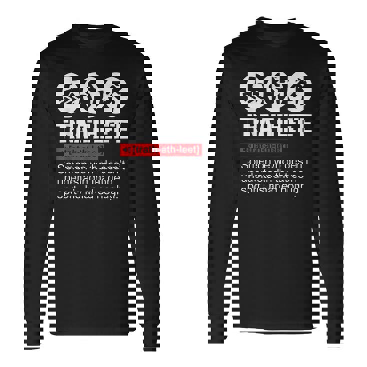 Triatleta Regalos Triatleta Deporte Triatlón Camiseta de manga larga