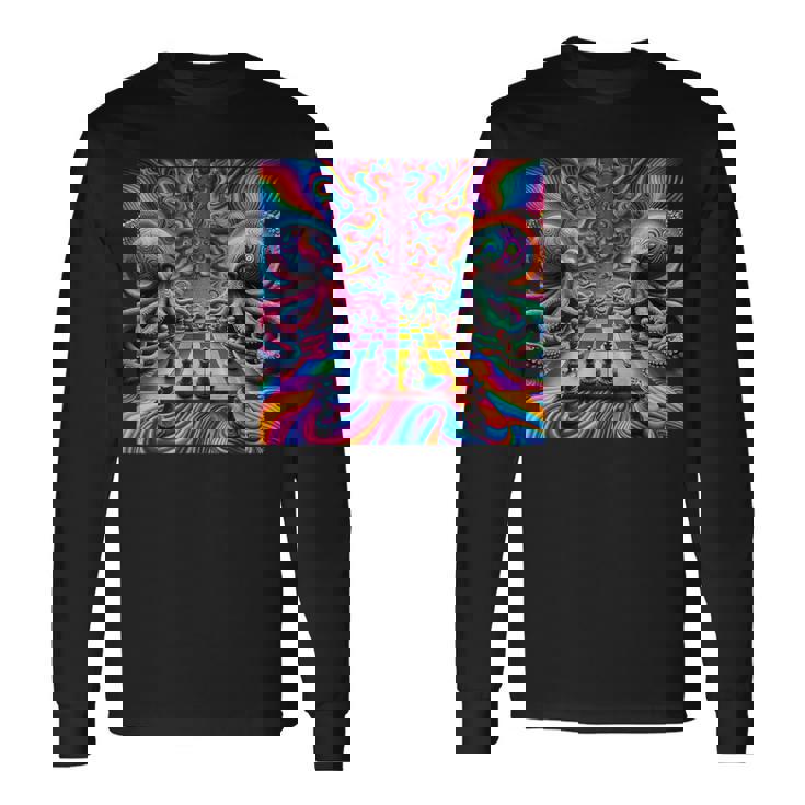Tシャツ・カットソー BLUEMARBLE Trippy leaves print longsleeves t-shirt Bluemarble Long-sleeve t-shirts for Men | Online Sale up to