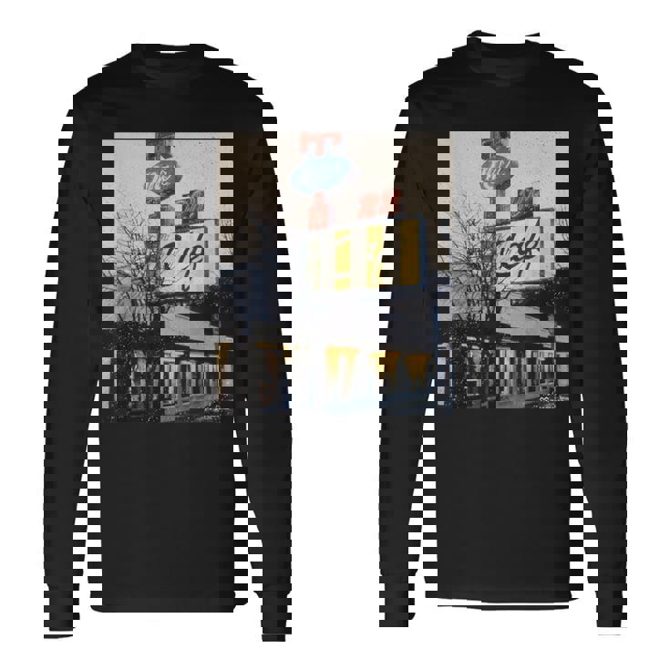 Twin Peaks Double R Dinerintage Picture Maglietta a maniche lunghe