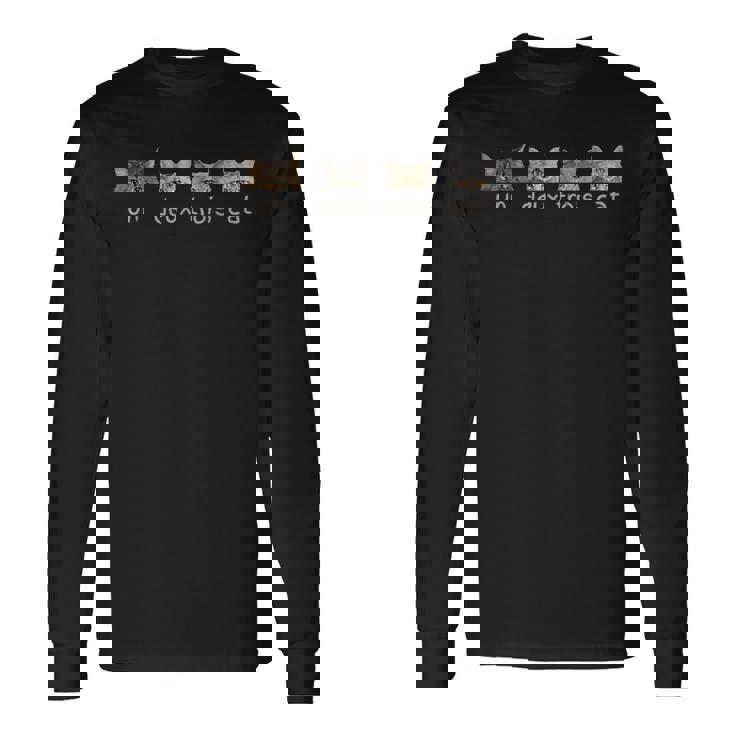 Un Deux Trois Cat For Cat Lovers T-shirt à manches longues Cadeauxyz