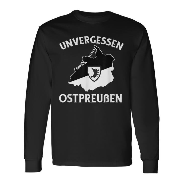 Unvergessen East Prussia Langarmshirts Geschenkideen