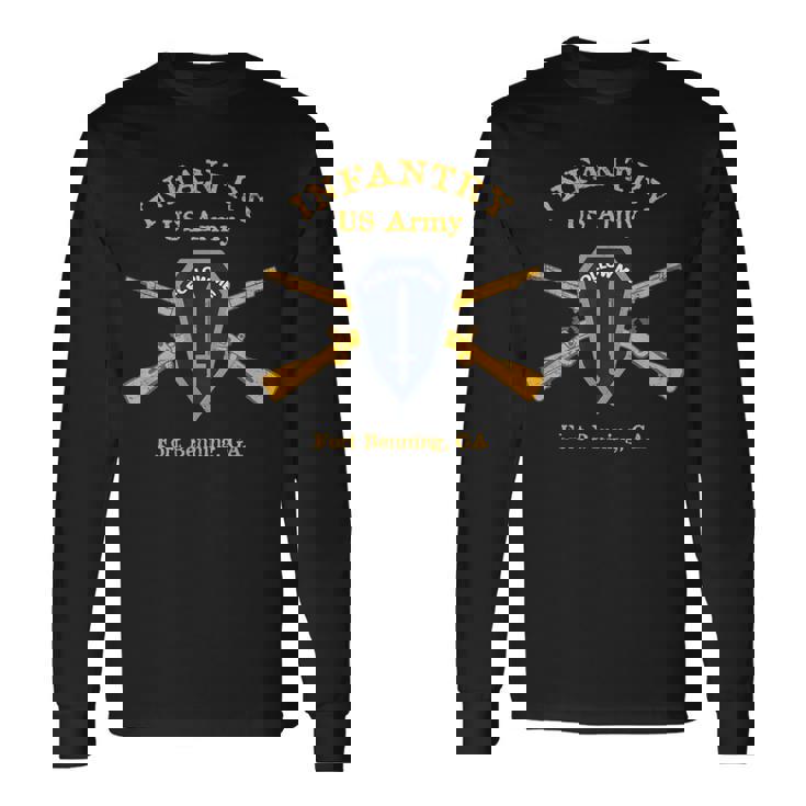 Us Army Infantry Fort Benning Ga Long Sleeve T-Shirt