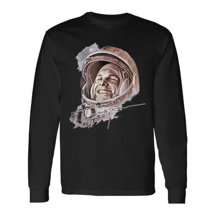 Ussr Astronaut Yuri Gagarin Langarmshirts Geschenkideen