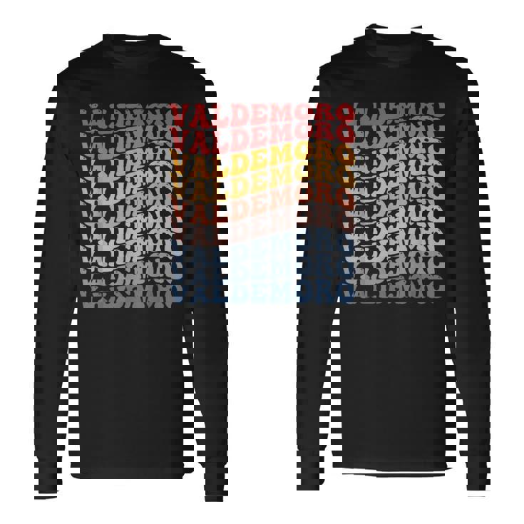 Valdemoro City Un Estilo Retro Maravilloso Camiseta de manga larga