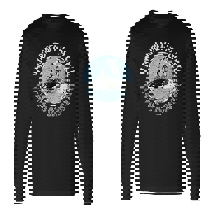 Vancouver Island Bc Canadá Orca Ballenas Aventura Recuerdo Camiseta de manga larga
