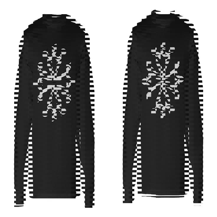 Vêtements Graphiques Croix De Toulouse Occitan Cathare T-shirt à manches longues