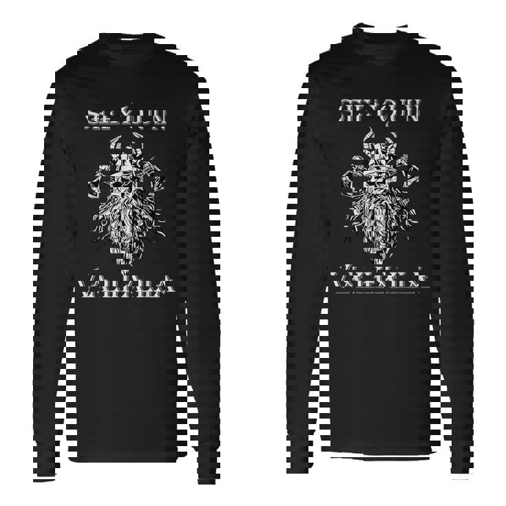 Viking Odin Ragna Ciediamo Inalhalla Regalo Maglietta a maniche lunghe