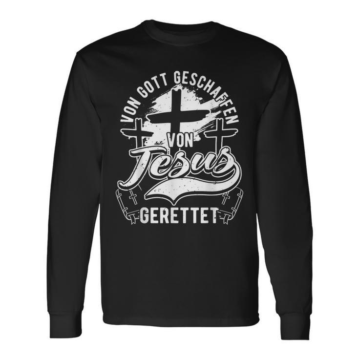 Von Gott Geschaffenon Jesus Langarmshirts Geschenkideen