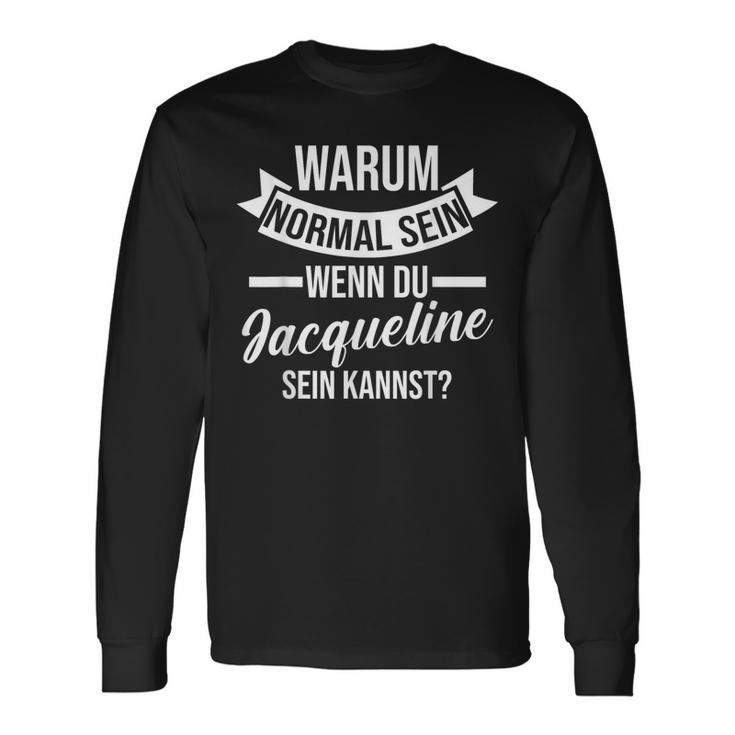 Vorname Jacqueline Langarmshirts Geschenkideen