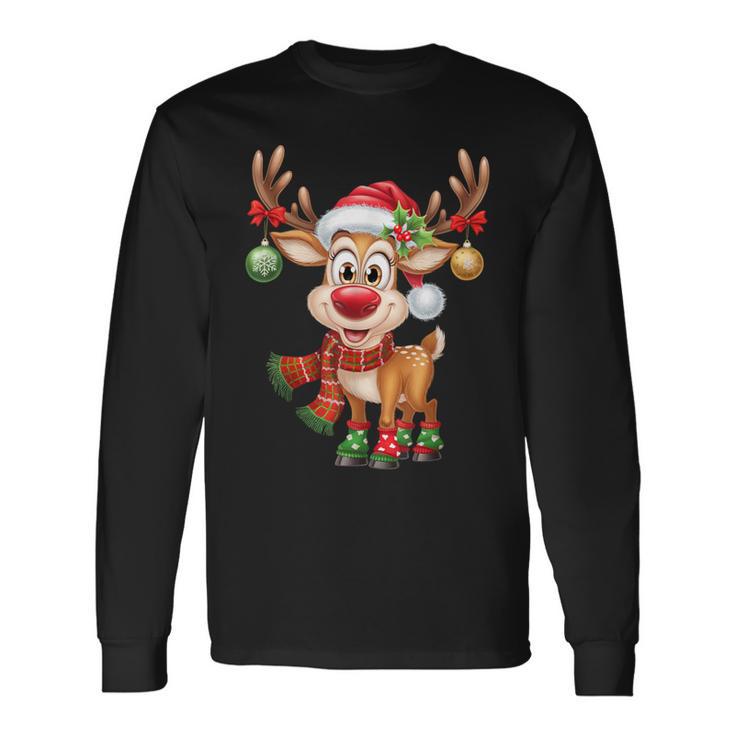 Weihnachten Rentier Rudolph Lustig Geschenk Langarmshirts Geschenkideen