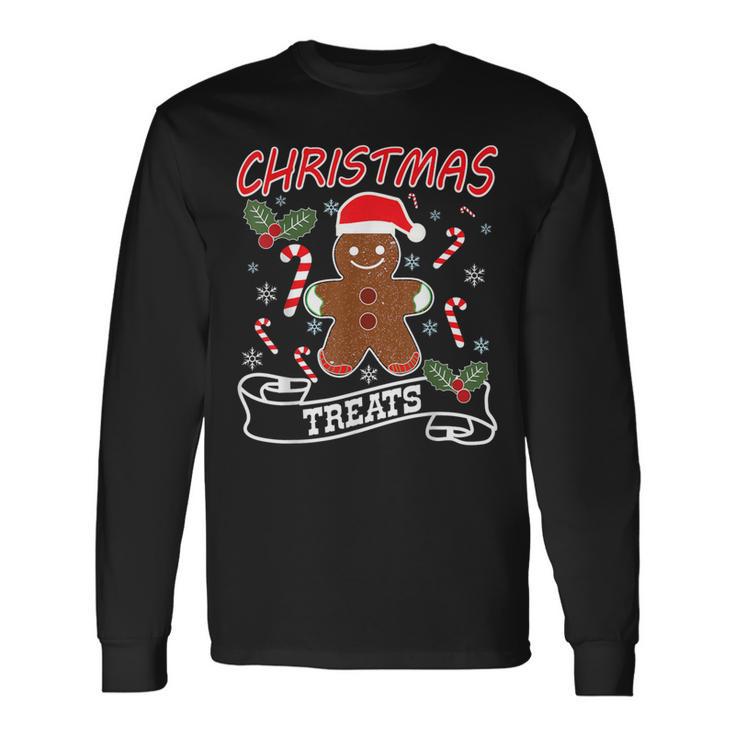 Weihnachtsleckereien I Happy Gingerbread Man Langarmshirts Geschenkideen