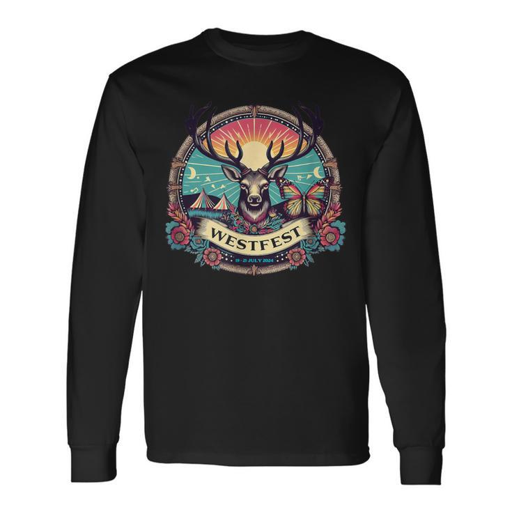 Westfest Retro Stag Langarmshirts Geschenkideen