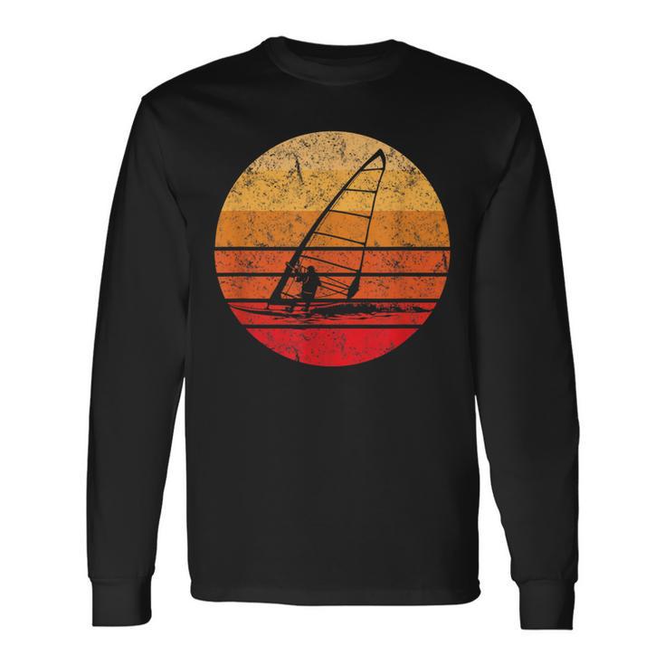 Windsurf Retrointage Sunset Langarmshirts Geschenkideen