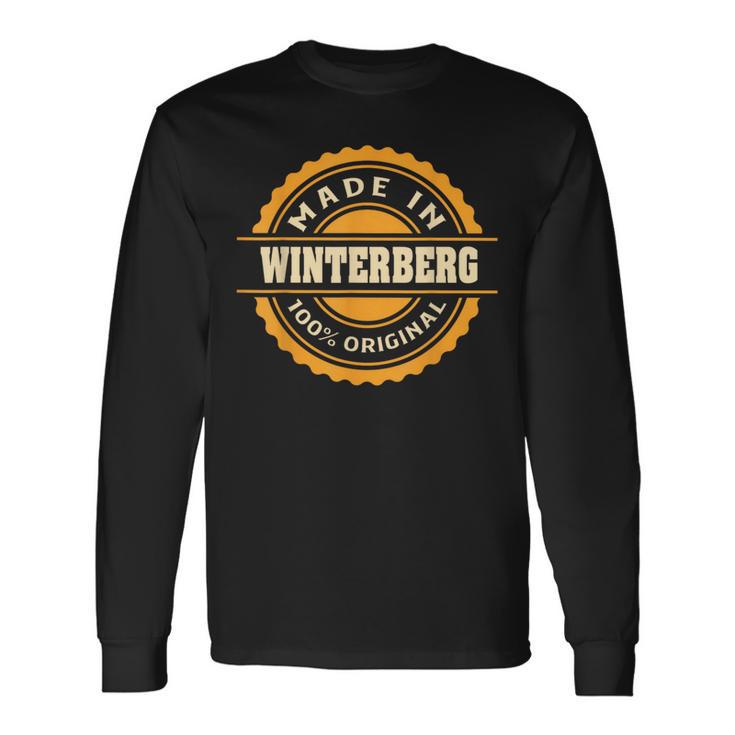 Winterberg Retro Logo City Cities Winterberg Langarmshirts Geschenkideen