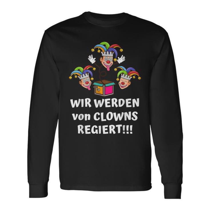 Wir Werdenon Clowns Regiert Farmers Statement Farmers Langarmshirts Geschenkideen