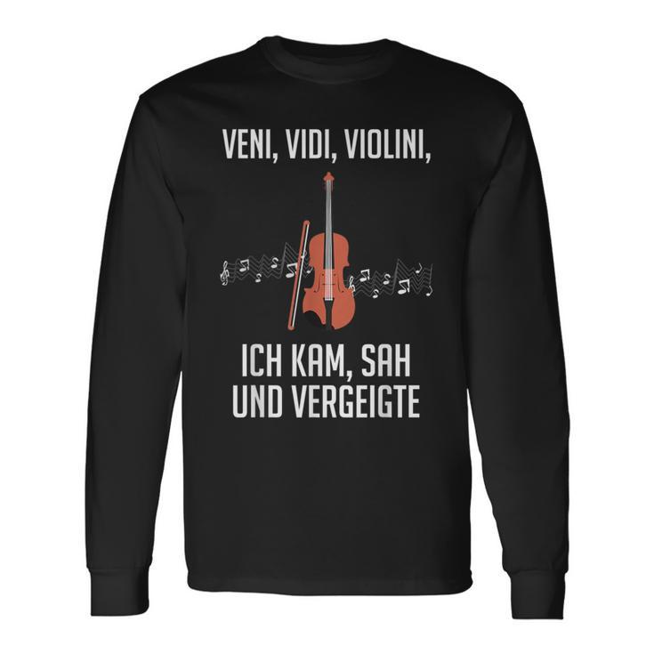 Witheniidiiolini Ich Kam Sagergeigte -Iolin Langarmshirts Geschenkideen