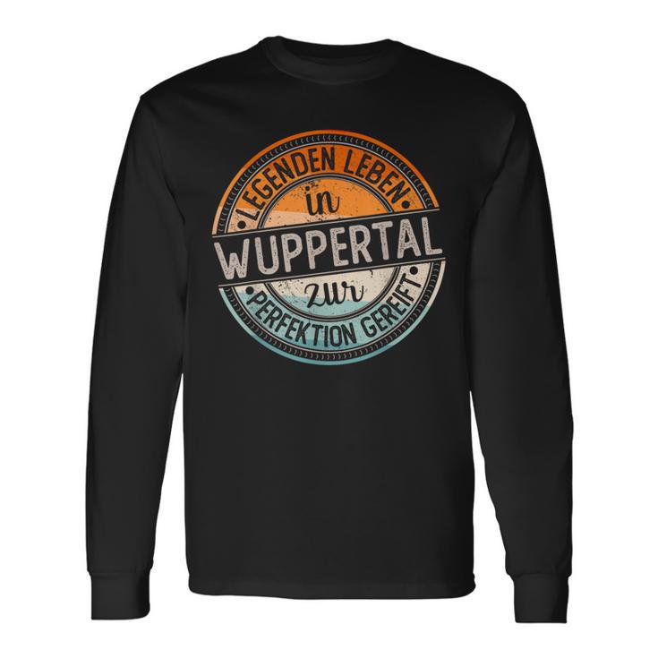 Wuppertal Retro Colours Legends Life In Wuppertal Langarmshirts Geschenkideen